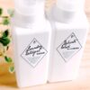 詰め替えボトルラベル | ひし形のおしゃれな洗剤ラベル＋＋