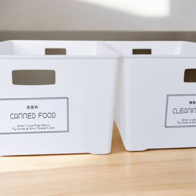 シンプル収納ラベル